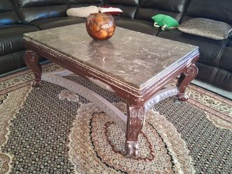 Marble coffee table