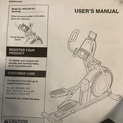Fitness Pro-form Coach Link E9.0