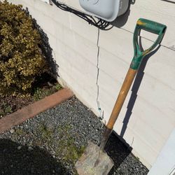 Square Point Shovel with Hardwood Handle