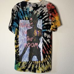 Travis Scott Highest In The Room Men Tie Dye Short Sleeve T-Shirt Size L