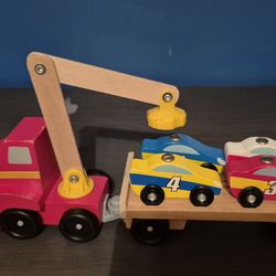 Melissa and Doug magnetic car loader set