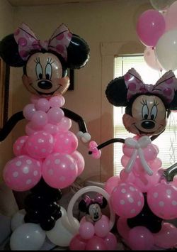 Minnie mouse balloon characters