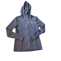 BeBe Sports Sz S Women Zip Up Hoodie Blue