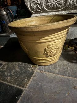 Vintage (40s-60s) R.R.P. Co. Roseville Ohio Stoneware Planter - Large 18x12""