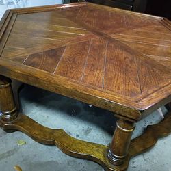 Wooden coffee table