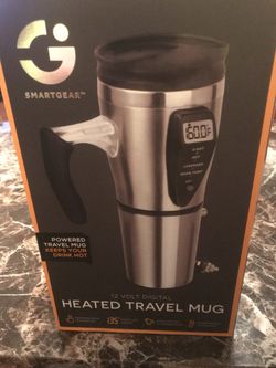 Heated travel mug