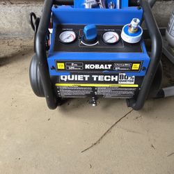 Kobalt 125 PSI Air Compressor. With Extras