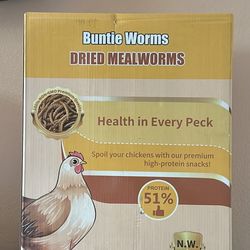 10 LB DE BUNTIE WORMS / DRIED MEALWORMS
