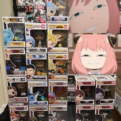 Funko Pops For Sale Star Wars Anime My Hero Academia Bleach Hunter X Hunter Death Note Demon Slayer One Piece 