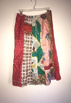 Silky faded skirt