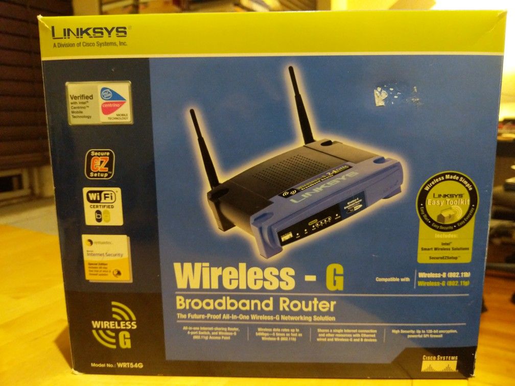 Linksys WRT54G Wireless Router