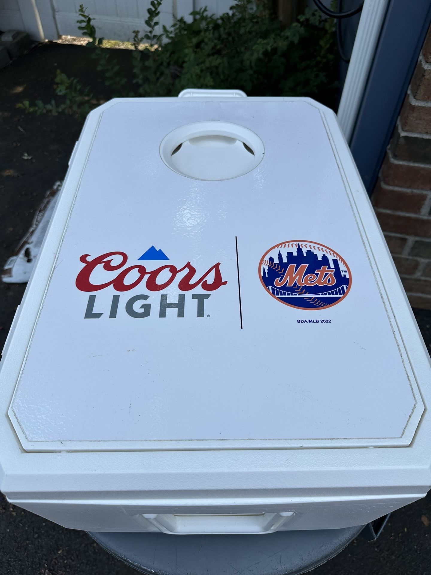 Coors/NY Mets Corn Hole. & Cooler