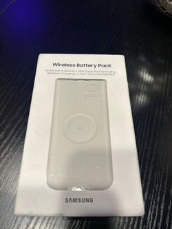 Samsung (10000mAh) 25W Wireless Battery Pack w/USB-C Cable - Beige (EB-U2510XUE)