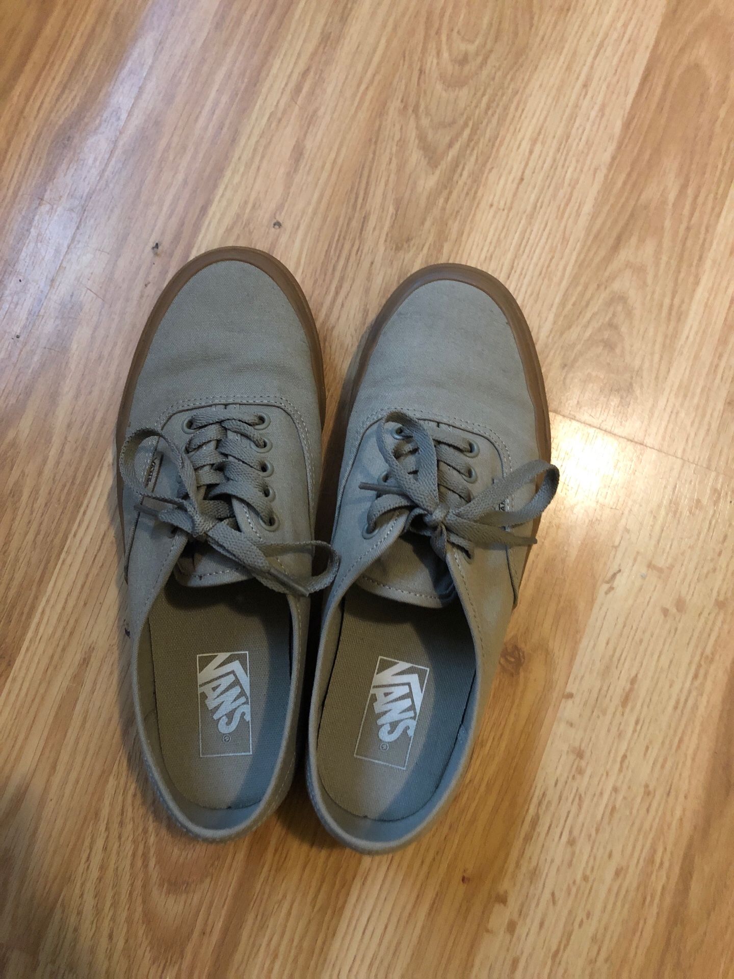 Vans brand new olive green