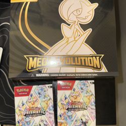 Mega Evolution Etb And Two Prismatic Bundles
