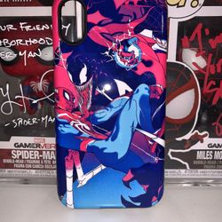 iPhone X/XS custom glossy Spider-Man case