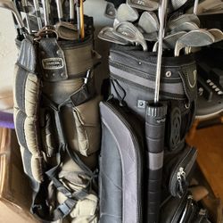 2 Full Sets Of Vintage Golf Clubs