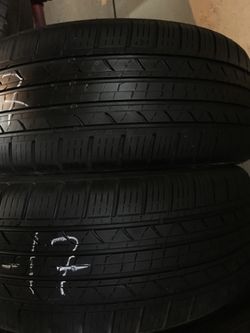 17” 215/50R17 2 used tires