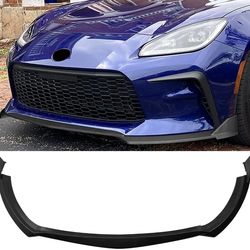22-26 Toyota GR86 ST Style Front Bumper Lip Matte Black