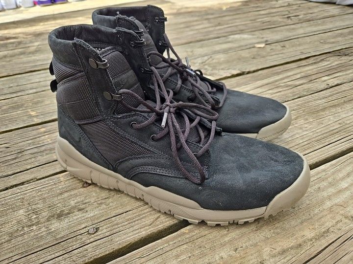 NEW Size 12 Nike NSW Leather 6 Inch SFB Field High Black  display picture 1