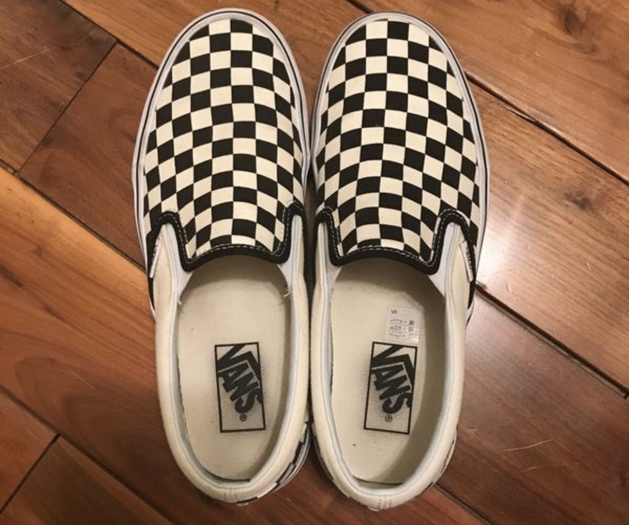 Checkered Vans Slip-On