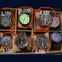 all good condition 5 watches available now