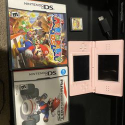 Nintendo DS Game Bundle Mario Kart 7, Mario Party DS, And Kirby Superstar Ultra