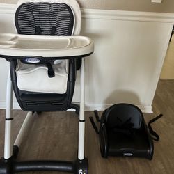 High Chair And Booster 