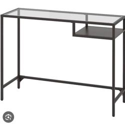 NEW Ikea VITTSJÖ Laptop Table, black/glass