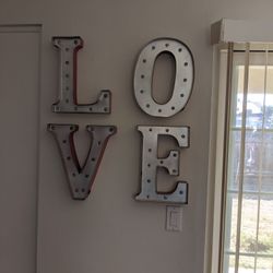 Bold Love Letters Lights