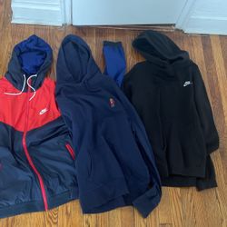 Hoodies And A Windbreaker