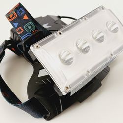 Modes Wide angle Headlamp 4*XML-T6 Headlamp USB Charging Headlight Torch Flashlight Head lamp use 3*18650 battery
