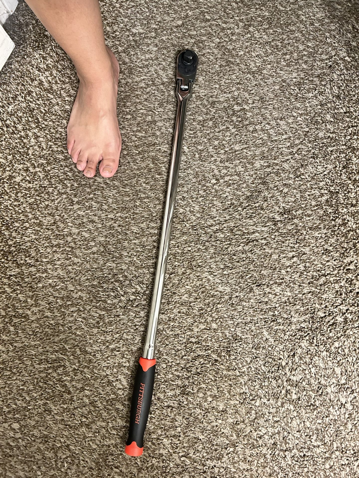 27” Pittsburgh 1/2” Drive Flex Head Ratchet