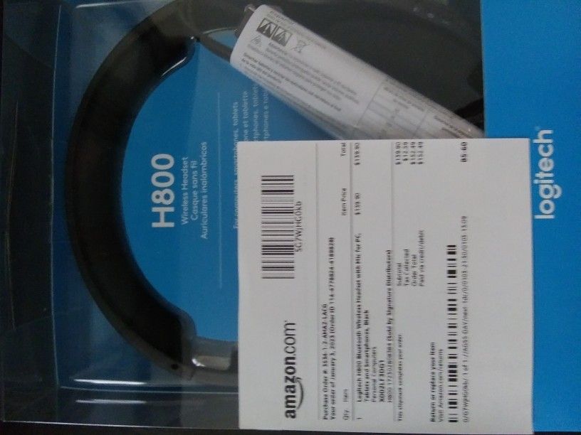 NIB - Logitech H800 Wireless Headset