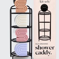 Kitsch Self Draining Shower Caddy