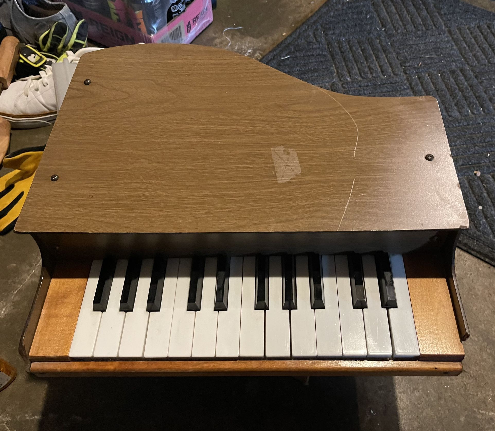 Antique Toy Baby Grand" Style Toy Piano Unbranded