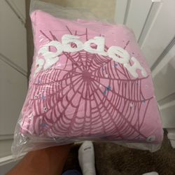 Light Pink Sp5der Hoodie