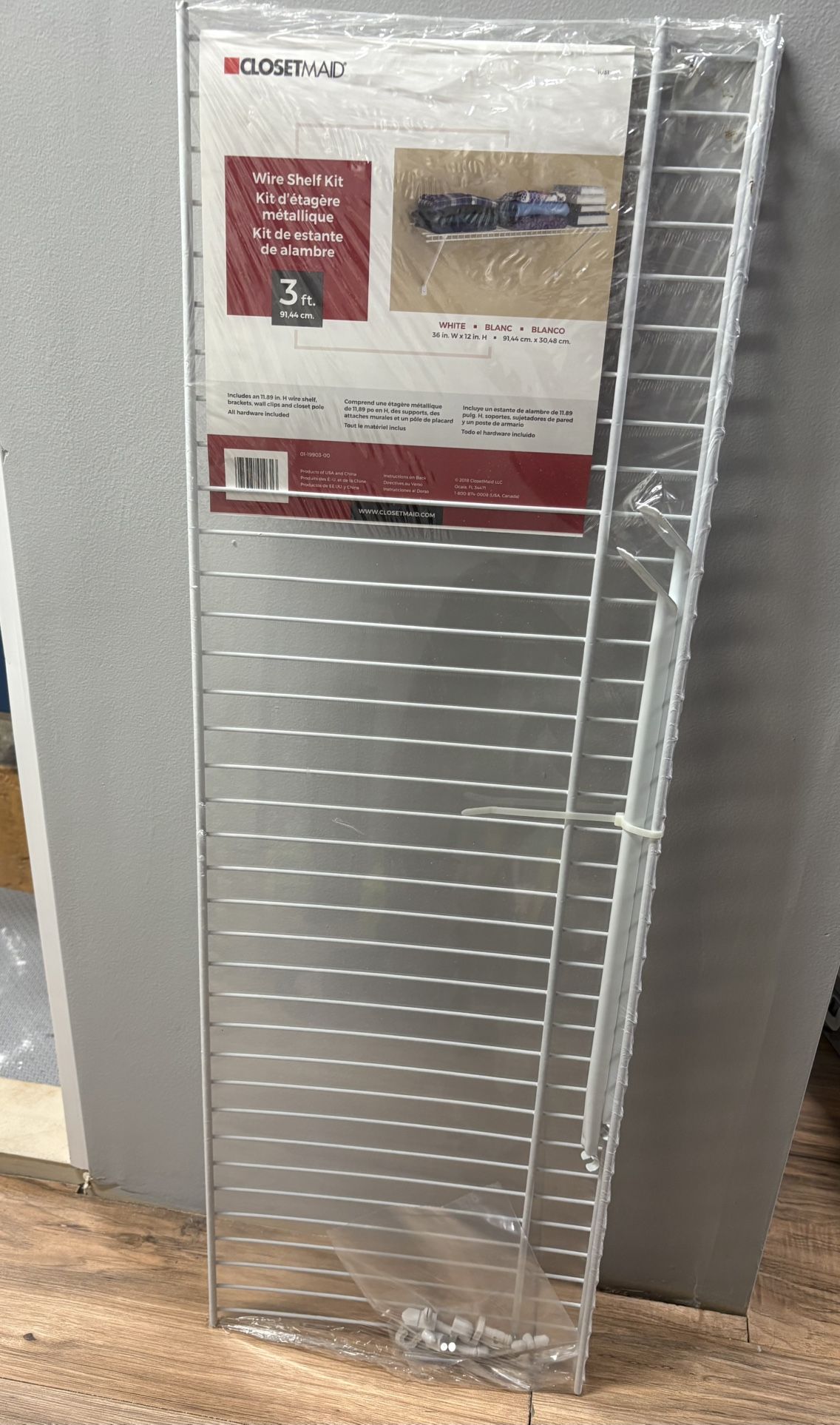 ClosetMaid Wire Shelf Kit