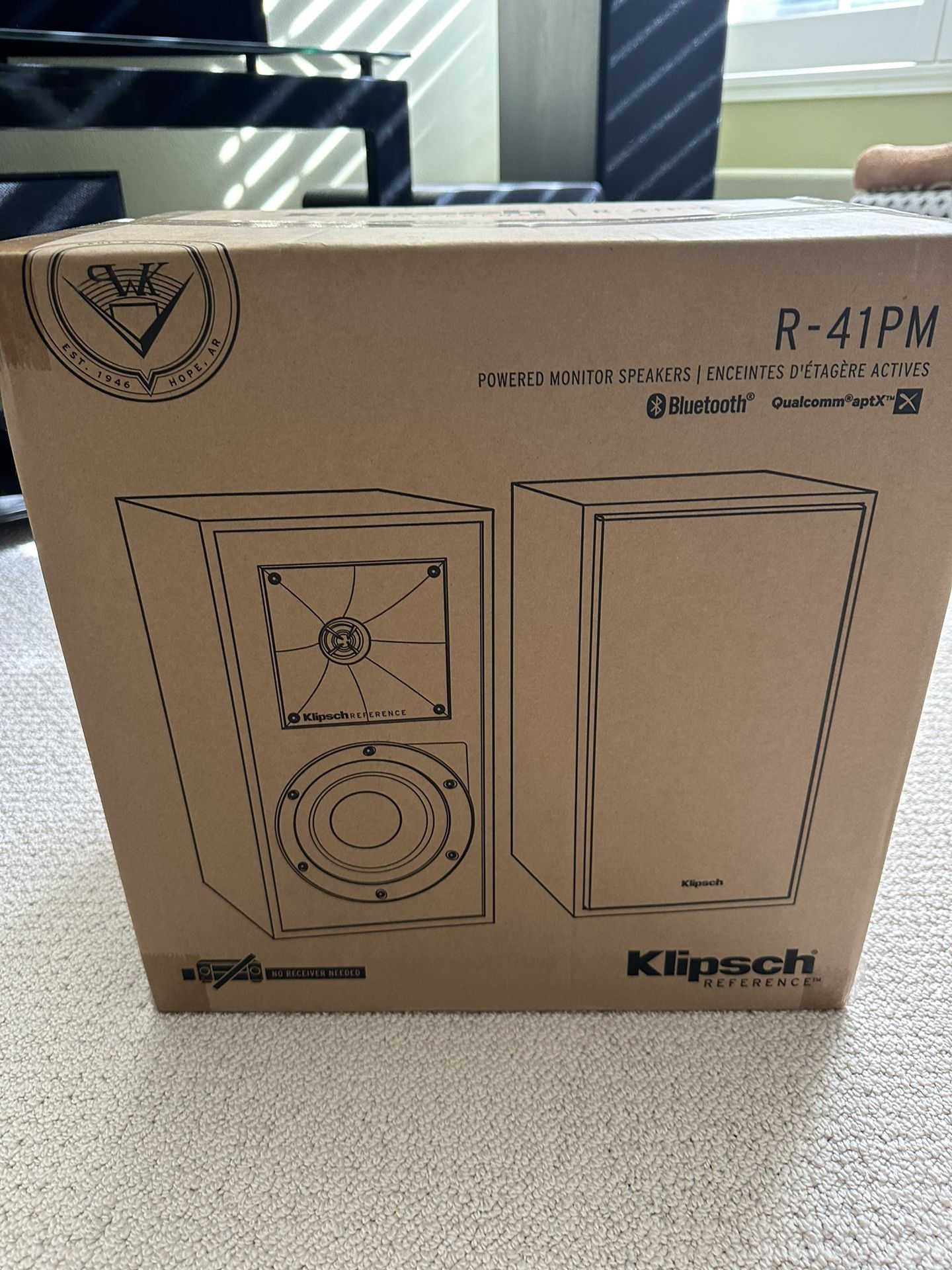 Brand New Klipsch R-41PM Powered Speakers 