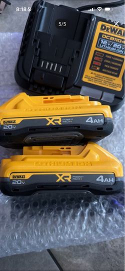 2 New Dewalt  20V Max XR 4.0Ah Lithium