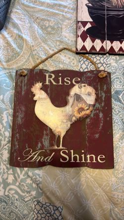 Bundle Rooster Hanging Signs