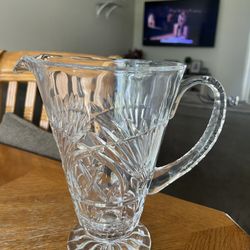 Beautiful glass pitcher