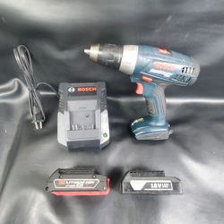 Bosch 36618 18V Li-Ion 1/2" Drill Driver Kit Tool