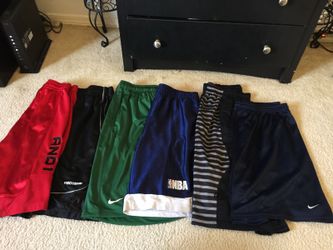 And 1, protege, Nike, NBA, Jordan, and Nike basketball shorts