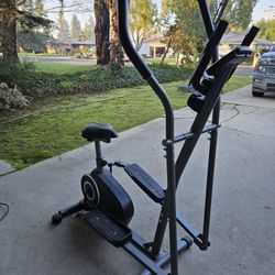 Elliptical Hybrid Trainer Exercise Bike