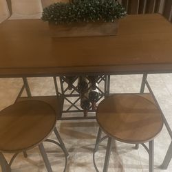 Small Kitchen Table With Wine Rack