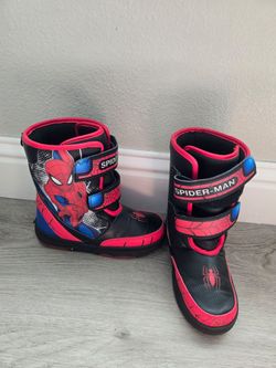 Spiderman Boys Winter Snow Boots