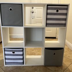 9-Cube Cubby Shelf