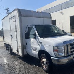 2013 E350  Box Truck Flex Fuel Left Gate