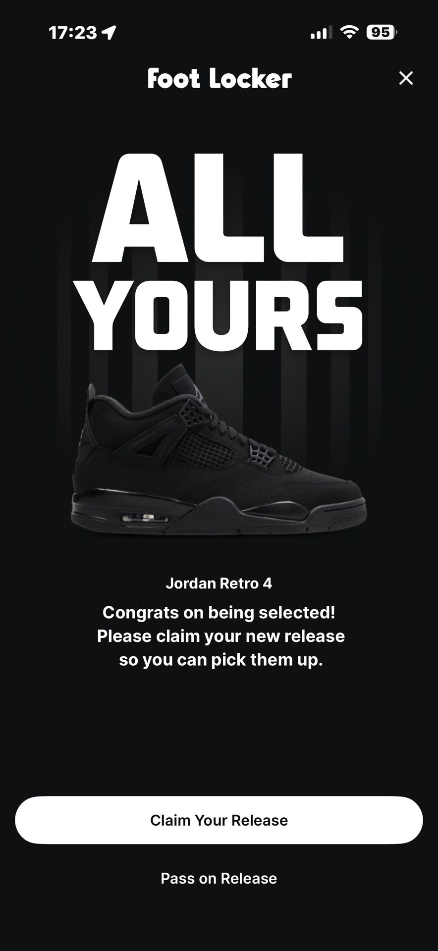 Jordan 4 “ Black Cat”